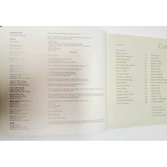 Masters Beadweaving Lark Books Major Works by Leading Artists 2008 Sterling Pub - Picture 5 of 14